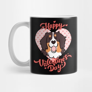 Happy valentines day Bernese Mountain Dog Mug